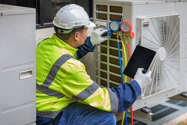 Professional Air Conditioning Repair technician working in Point Pleasant, PA